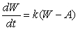 <strong>Water runs down a certain type of drainpipe at a rate proportional to the amount of water on the roof after a rainfall. Write a differential equation for the amount of water, W, on the roof at time t minutes after the rain stops.</strong> A)   B)   C)     D)   <div style=padding-top: 35px> 