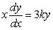 Is   a solution to the differential equation   ?<div style=padding-top: 35px> 