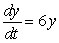 If   is a solution to the differential equation   and y = 20 when t = 0, then k = _____ and C = _____.<div style=padding-top: 35px> 