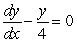 The solution to the differential equation   subject to the initial condition   is   , where k = _____ and C = _____. Round answers to 2 decimal places.<div style=padding-top: 35px> 