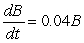 <strong>Money in a bank account grows continuously at an annual rate of 4%. Suppose $10,000 is put into an account at time t = 0. If B is the balance in the account after t years, what is the differential equation for B and its solution?</strong> A)   ;   B)   ;   C)   ;   D)   ;   <div style=padding-top: 35px> 
