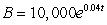 <strong>Money in a bank account grows continuously at an annual rate of 4%. Suppose $10,000 is put into an account at time t = 0. If B is the balance in the account after t years, what is the differential equation for B and its solution?</strong> A)   ;   B)   ;   C)   ;   D)   ;   <div style=padding-top: 35px> 