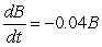 <strong>Money in a bank account grows continuously at an annual rate of 4%. Suppose $10,000 is put into an account at time t = 0. If B is the balance in the account after t years, what is the differential equation for B and its solution?</strong> A)   ;   B)   ;   C)   ;   D)   ;   <div style=padding-top: 35px> 
