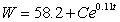 <strong>A company earns a continuous annual rate of 11% of its net worth. At the same time, it has expenses of 6.4 million dollars per year. Write a differential equation for the company's worth, W, in millions of dollars as a function of time t, in years. What is the general solution to your differential equation?</strong> A)   B)   C)   D)   <div style=padding-top: 35px> 