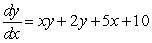 Solve the differential equation using separation of variables.