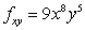 <strong>Find the following partial derivative: f<sub>xy</sub> if .</strong> A) B) C) D) E)