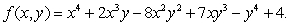 Consider the function Check that (0,0) is a critical point of f and classify it as a local minimum, local maximum or neither.