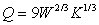 The quantity, Q, of a good produced depends on the number of workers, W, and the amount of capital invested, K, according to the Cobb-Douglas function . If the maximum production level at a budget of $2500 is 973 and , estimate the production if the budget is increased by $100.