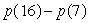 <strong>Suppose is a density function for a certain distribution and is the cumulative distribution function for the same distribution. Which of the following gives the fraction of the distribution between x = 7 and x = 16? Select all that apply.</strong> A) B) C) D)