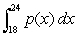 The race times for a group of cross-country runners are all between 15 and 25 minutes. They are represented by the density function and the corresponding cumulative distribution function , where t is time in minutes. Express in terms of .