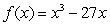 <strong>For which interval(s) is the function <sup> </sup>decreasing?</strong> A) -9 or 9 B)-9 9 C)-9 0 D)0 9 E)-10 < x < 10