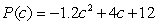 The number of plants in a terrarium is given by the function , where c is the number of mg of plant food added to the terrarium. The amount of plant food that produces the highest number of plants is _____ mg (round to the nearest hundredth).