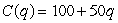 The revenue for selling q items is and the total cost is . A. Write a function that gives total profit earned. B. Find the quantity that maximizes profit.
