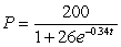 The rabbit population, P, in a wilderness area is approximated by the function , where t is the number of weeks since the rabbits were introduced into the area. A. How many rabbits were initially introduced into the area (to the nearest rabbit)? B. How many rabbits were in the area after 5 weeks (to the nearest rabbit)? C. What is the carrying capacity of rabbits in the area?