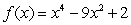 The equation for the tangent line to the function at x = 1 is y = _____x + _____.