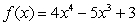 Consider the function . We know that is increasing when x > _____.