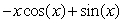 The first derivative of   is   .