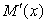 The graph below is the graph of , the derivative of . At 2 is the original function M(x) increasing, decreasing, constant or undefined?