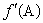 Suppose the graph of f is in the figure below. Is positive, negative, or zero?