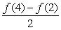 Consider the function f sketched in the following figure. Do you expect to be positive, negative, or zero?