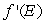 The graph of is shown in the following figure. Arrange the following values in order from smallest to largest by placing a 1 by the smallest, a 2 by the next smallest, and so forth. A. B. C. D. E.