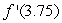 Given the following data about the function, f, use estimates of and to estimate . Use the nearest right-hand value to make your estimate.