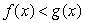 Assume that f and g are differentiable functions defined on all of the real line. f and g can satisfy: for all x and for all x.