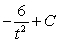 <strong>What is the antiderivative of ?</strong> A) B) C) D)