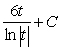 <strong>What is the antiderivative of ?</strong> A) B) C) D)