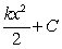 <strong>Find the indefinite integral , where k is a constant.</strong> A) B) C) D)
