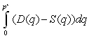 <strong>The supply and demand curves for a product have equations and , respectively, with equilibrium at . Suppose an artificially high price of is imposed, with the resulting consumer demand of . Which of the following is a formula for the change in total gains from trade caused by the artificial price?</strong> A) B) C) D)