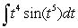 Find   using integration by substitution.