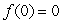 The following graph represents the rate of change of a function f with respect to x; i.e., it is the graph of , with . Find a value a to one decimal place such that and . If there is no such value, enter none.