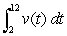 <strong>If the velocity function is measured in feet per second and t gives time in seconds, what are the units of measurement for ?</strong> A)feet B)feet/second C)feet/second<sup>2</sup> D)seconds/foot