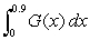 Data for a function G is given in the following table. Estimate (to 3 decimal places). Average upper and lower sums.