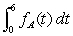 The following figure shows the rate of growth of two cities, with   being the growth of City A after t years and   being the growth of City B after t years. If the two cities have the same population at t = 0, arrange the following values in order from smallest to largest by placing a 1 by the smallest, a 2 by the next smallest, and so forth. A.   B.   C.   D.    