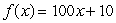 <strong>Find a formula for the linear function f. . </strong> A) B) C) D)