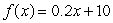 <strong>Find a formula for the linear function f. . </strong> A) B) C) D)