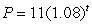 Does represent exponential growth or decay?