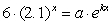 Solve for both a and k. Round to 3 decimal places. a=_____ k=_____