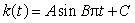If defines the function graphed in the following figure, then A =_____, B =_____, and C =_____.
