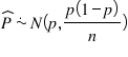 For a test of hypothesis on p, it is safe to assume   if: