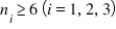 <strong>Concerning the Kruskal-Wallis test, the test statistic follows a chi-square distribution with degrees of freedom if H₀ is true and:</strong> A) . B) . C) . D) .and