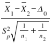 <strong>If the underlying populations are normally distributed and both population variances are equal, the test statistic Follows a:</strong> A) standard normal distribution if both samples are large. B) Student's t distribution with degrees of freedom. C) standard normal distribution with degrees of freedom. D) Student's t distribution with degrees of freedom.
