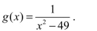 Determine the domain of