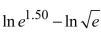 <strong>Find the exact value of without using a calculator.</strong> A) 0.75 B) 3 C) 1 D) 2 E) 1.5