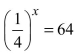 <strong>Solve for x.</strong> A) 1 B) −1 C) −3 D) −4 E) no solution