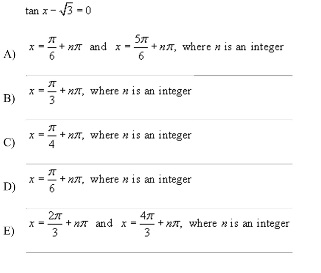 Solve the following equation.