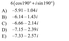 Find the standard form of the complex number shown below. Round answers to two decimal places.