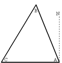 <strong>A plane flies 440 kilometers with a bearing of 320° from City A to City B (see figure below). The plane then flies 800 kilometers from City B to City C, which is directly West of City A. Find the bearing of the flight from City B to City C. Round your Answer to two decimals. </strong> A) 245.08° B) 335.08° C) 24.92° D) 20.70° E) 249.30°